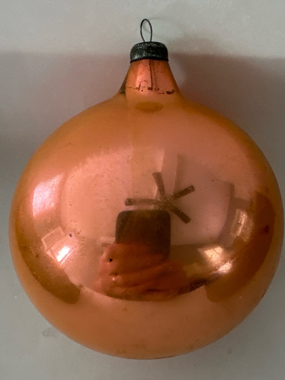 VINTAGE JUMBO PINK USSR ORNAMENT